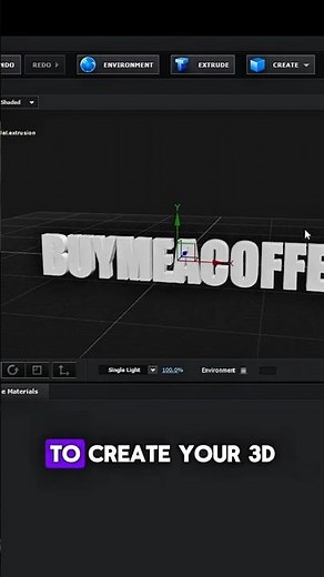 3D logo inside after effects (element 3d)