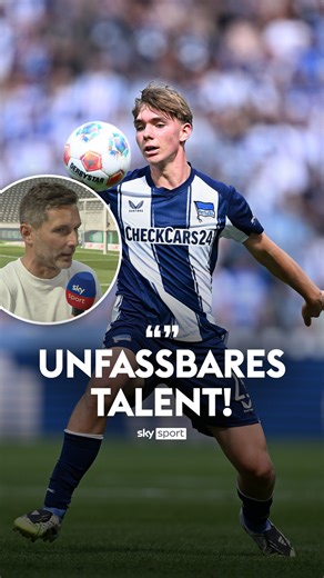 Sky Sport DE | Mittelfeld-Talent Kennet Eichhorn ist zum jüngsten Spieler in der Geschichte der 2. Bundesliga aufgestiegen. 🔥 Der Youngster von Hertha BSC... | Instagram