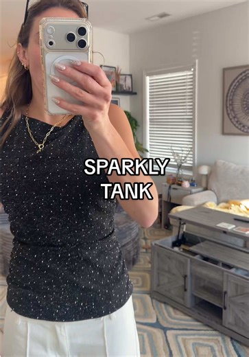 Cute and Versatile Sparkly Tank Top from Cider
