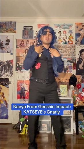 #Kaeya From #GenshinImpact: #KATSEYE’s #Gnarly ‪@katseyeworld‬ #Anime #Cosplay #KPop #KPopDance #FYP