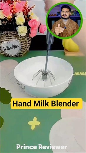 Semi-Automatic Egg Beater 🍳 | Hand Push Milk Blender Review | Best Kitchen Gadget 2025 🔥