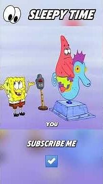 SpongeBob accidentally gained the ability to travel through dreams. #cartoon