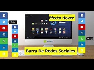 Como Hacer Una Barra Lateral De Redes Sociales Con Html & Css3 | Tutorial Css3