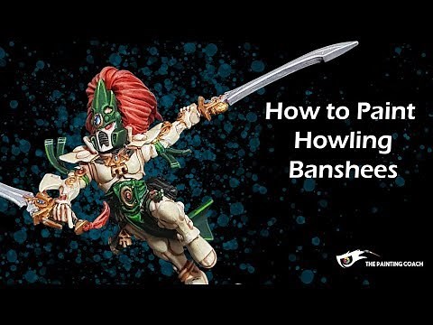 How to Paint Howling Banshees for Warhammer 40K