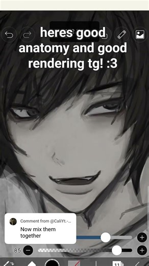 pt 2 of my other video !! #ibispaintx #art #fypシ #speedpaint #deathnote #rendering #L #artstyle #ok