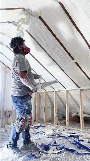 Precision Spray Foam Insulation – Transforming an Attic with Expanding Polyurethane Technology