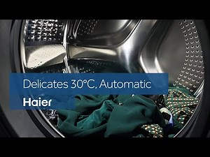 Haier I-Pro Series 7 washing machine - Delicate 30°C complete wash cycle