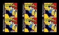 Mix of 6 videos from youtube : Parappa the Rapper 1 all songs played at once