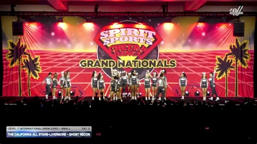 The California All Stars - Livermore - Ghost Recon [2026 L7 International Open Coed - Small Day 3] 2026 Spirit Sports Grand Nationals