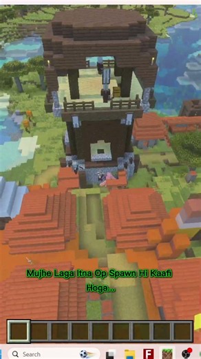 🔥 COMPLETELY BROKEN Minecraft Bedrock Seed! Desert Temple + Village 😱 #Shorts