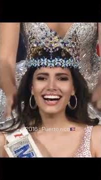 Crowning moment of miss world from 2010 to 2025##