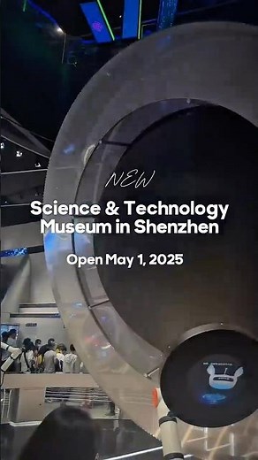 New Shenzhen Science and technology museum. Zaha Hadid Architecture. Opened May 1, 2025