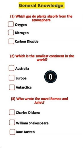 5 General Knowledge Questions Only Smart People Can Answer! 🤯 | GK Quiz