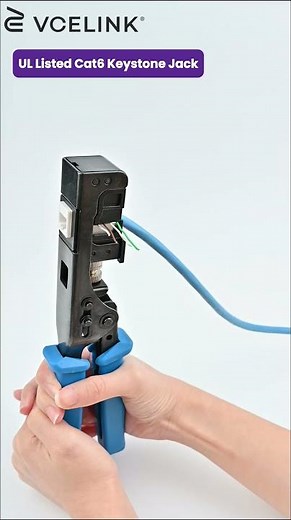 How to properly use an EZ punch-down tool?#shorts #rj45 #keystonejack #punchdowntool #networking