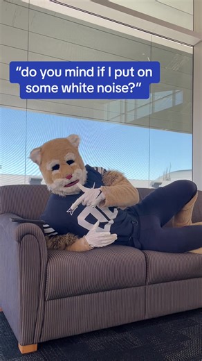 BYU Mascot Cosmo Singing Fight Song in Tunnel