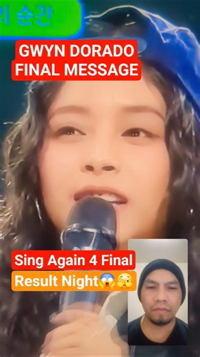 REACTING GWYN DORADO FINAL MESSAGE | RESULT NIGHT🫣😱 #reactwithme #shorts