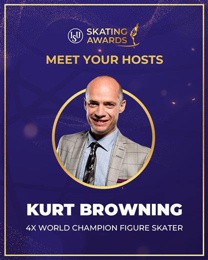 Hello from Kurt Browning! 👋 The 4-time World Champion and Figure Skating legend will be co-hosting the #ISUSkatingAwards2024. 👏 He’s ready to grace your screens from Zurich on February 11. 🔜 Stay tuned to find out how you can watch live. 😍 | ISU Figure Skating