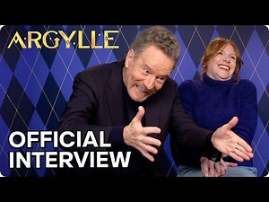 ARGYLLE (2024) Bryan Cranston & Bryce Dallas Howard Official Interview