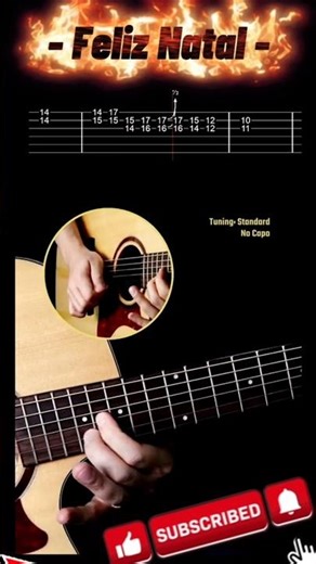 Jingle Bells - Rock - Parte 1 - Feliz Natal #guitar #tutorial #music #solo #jinglebellrock #fyp