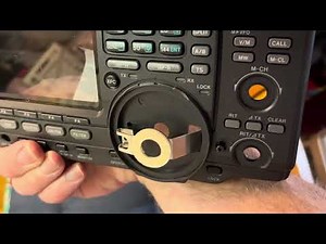 Icom 746 Front Panel disassembly to service lower potentiometers
