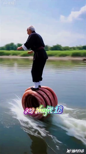 How did the octopus get the man across the river