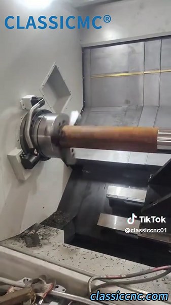 Machining a 3m Round Steel Bar with Precision