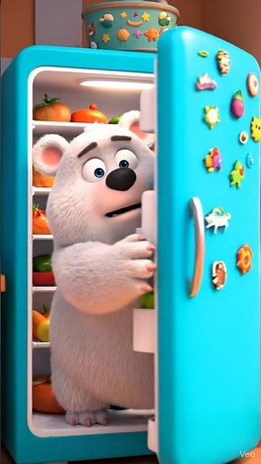 🐻 White Bear vs. Spicy Pepper! 🌶️🔥 #pixarstyle #funny #cartoonshorts