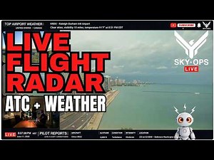 LIVE FLIGHT RADAR | CHICAGO STORM CHAOS & LIVE ATC⚡✈️⛈️
