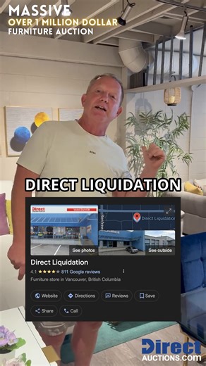 5.6K views · 109 reactions | Auction Link:  https://bid.directauctions.com/Massive-Over-1-Million-Dollar-Furniture-Auction_a73812?m=all  Live Online Auction Sat, Aug 23, 2025, 10AM PDT Sun, Aug 24, 2025, 10AM PDT  Giveaway Information: https://www.facebook.com/share/p/176VPotCWy/ #JeffTheLiquidator #DirectAuctions #DirectLiquidation #FurnitureAuction #InteriorDesign | Jeff Schwarz, The Liquidator | Facebook