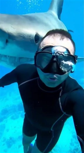“I Almost Got Eaten by a Shark! 😱 Underwater Selfie Vlog Gone Wrong”