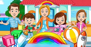 Download & Play My Town: Preschool kids game on PC & Mac (Emulator)