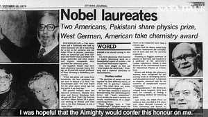 Happy birthday to Dr Abdus Salam, Pakistani physicist and Nobel prize winner. Here is a rare recording of Dr Salam from a conversation in 1982 in which his affection for Pakistan is quite obvious. Salam is speaking in Punjabi, Urdu and English. | Naya Daur Media