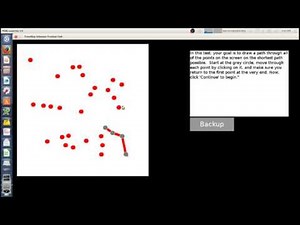 PEBL Traveling Salesman Problem Task (TSP)