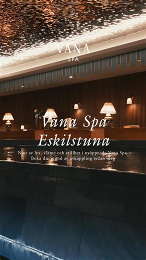 Boka din stund av avkoppling redan idag 🧖‍♀️ | Vana Spa