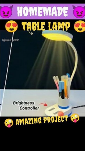How to make a table lamp||