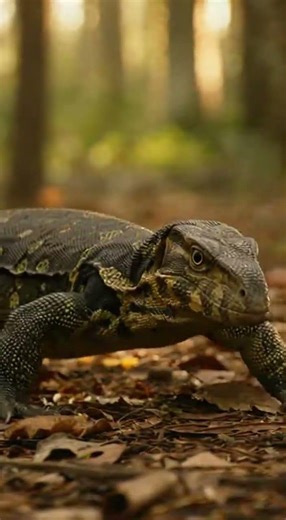 Nature's Fierce Encounter: Eagle vs Monitor Lizard! #Nature #WildLife #Eagle #Shorts