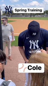 ⚾️The Ace Signs⚾️ NYY Ace Gerrit Cole signed for a bunch of fans today at spring training. #NYY #Baseball #Ace #GerritCole #⚾️ #Autographed #ball #memorabilia #MichaelAcevedoII #MA2 #Happy #fans New York Yankees George M. Steinbrenner Field Frank Silvestro | Michael Acevedo II