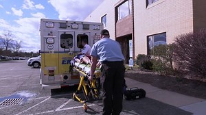 Components of an EMS physical ability test demonstrated