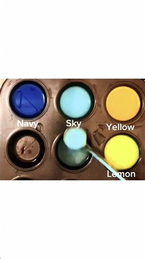 Mixing colors #satisfying #relaxing #colors #art