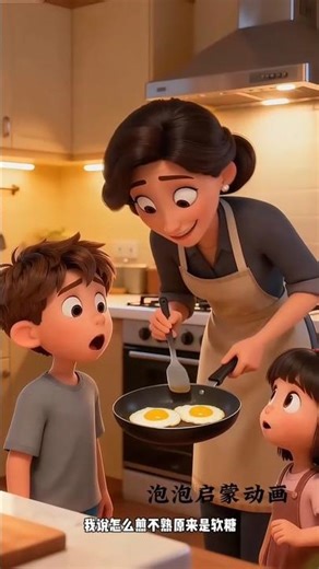 Rebutan Telur Mata Sapi! #shorts #animasi #kartun