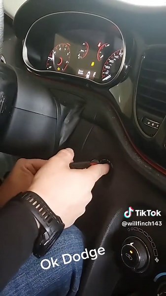 No Key needed, dodge secret. #dodgesecrets #startcarnokey #nokey