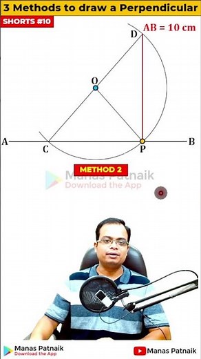 How to draw Perpendicular Lines_Three Methods