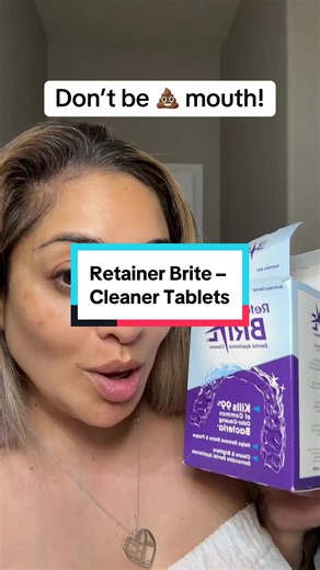 Retainer Brite – Cleaner Tablets #Briteteeth #SparklingSmileVibes #CleanAlignersDaily #MintyFresh #odorfresh