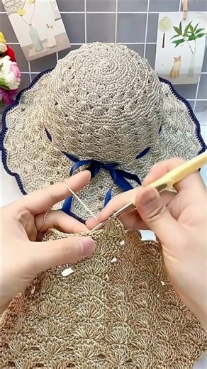 Cozy Crochet Cap Design 👒 #shorts #crochets #handmade #knitting