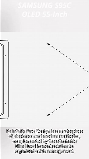 Review SAMSUNG 55-Inch Class OLED 4K S95C Series Quantum HDR 2023 #samsungtv
