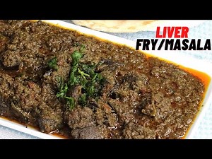 Simple & Easy Mutton Liver Masala