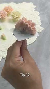 How to Pipe a Large Buttercream Carnation + Bud (Step by Step)