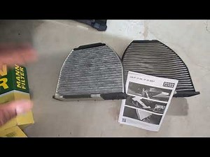 Mercedes E350 W212 Cabin Air Filter Change