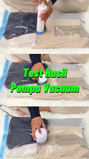 Jagoan kalian yang mana nih? Kalau mimin sih lebih pilih pompa wireless 👀 #ulivingindonesia #uliving #pompavakum #pompavacuumbag #vacuumbag #vakumbag #plastikvakum #vakumpakaian #AllInOnePackingSolution #LivingYourStyleWithQuality
