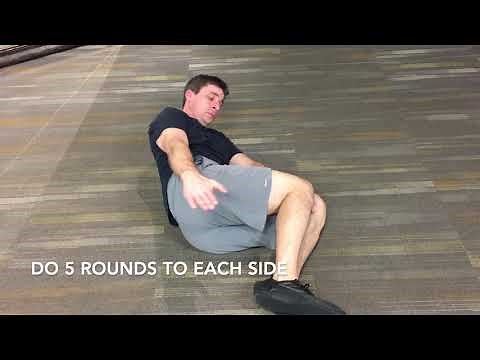 Thoracic Clock Stretch